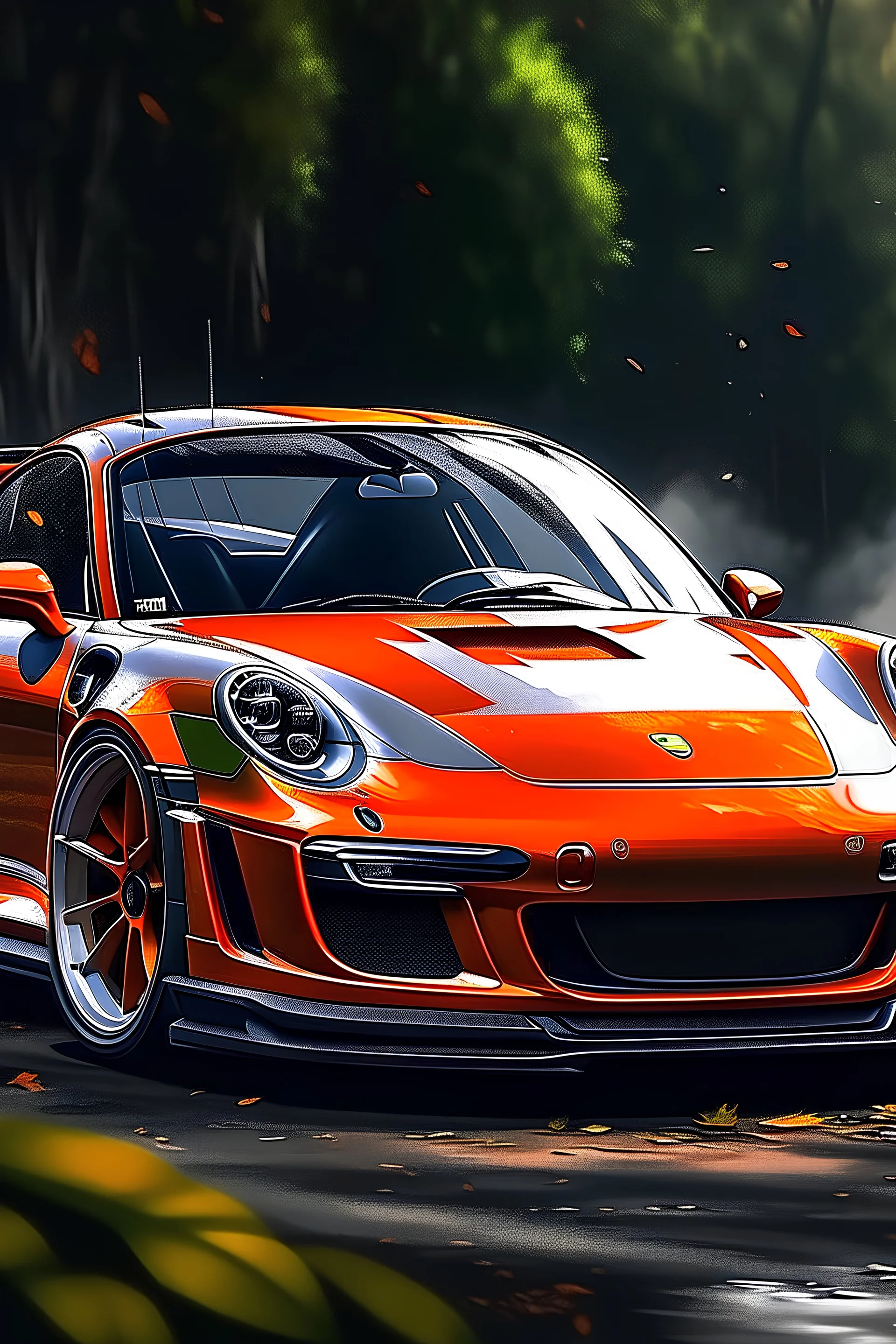 Acryliccolor Porsche GT3 realism