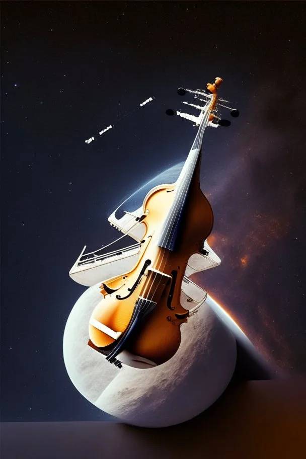 Space shuttle violin