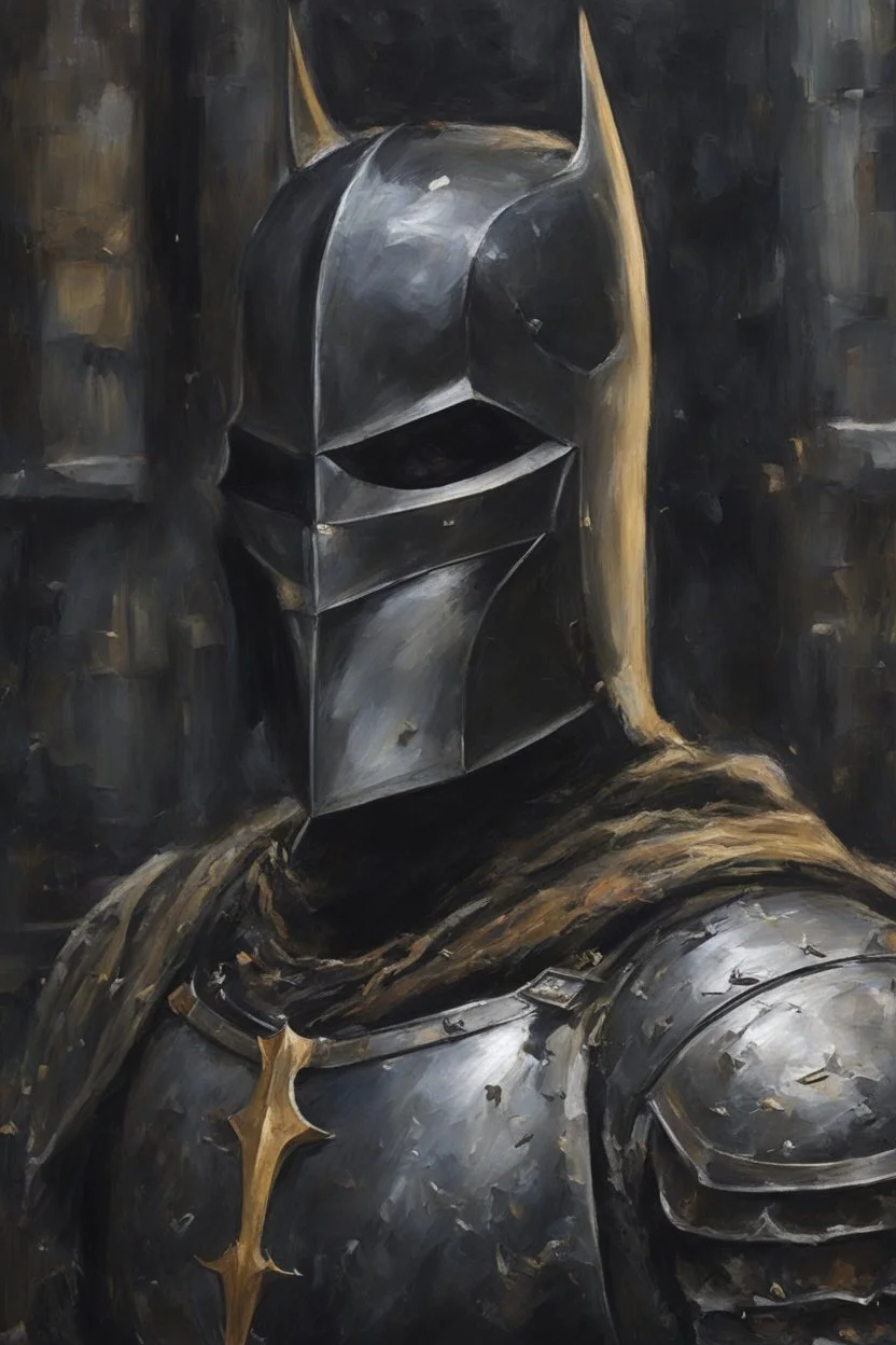 medium shot, dark knight medieval, details, 8k, oil painting