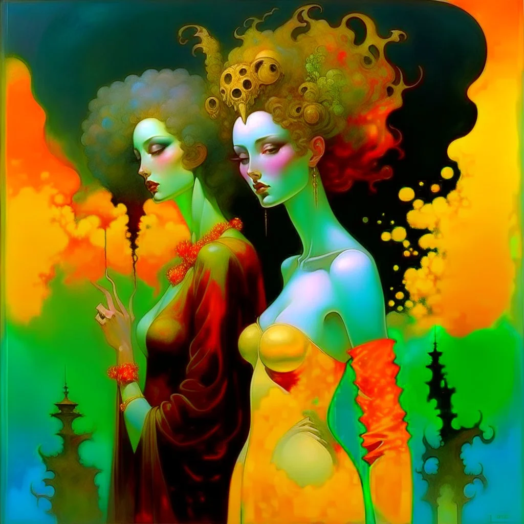 oil painting, Leonor Fini