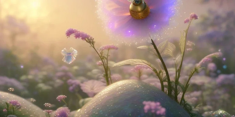 crystal subtle flower in a galactic ambiance beautiful fairy, transparent, delicate colors, in the foreground, full of details, smooth，soft light atmosphere, light effect，vaporwave colorful, concept art, smooth, extremely sharp detail, finely tuned detail, ultra high definition, 8 k, unreal engine 5, ultra sharp focus