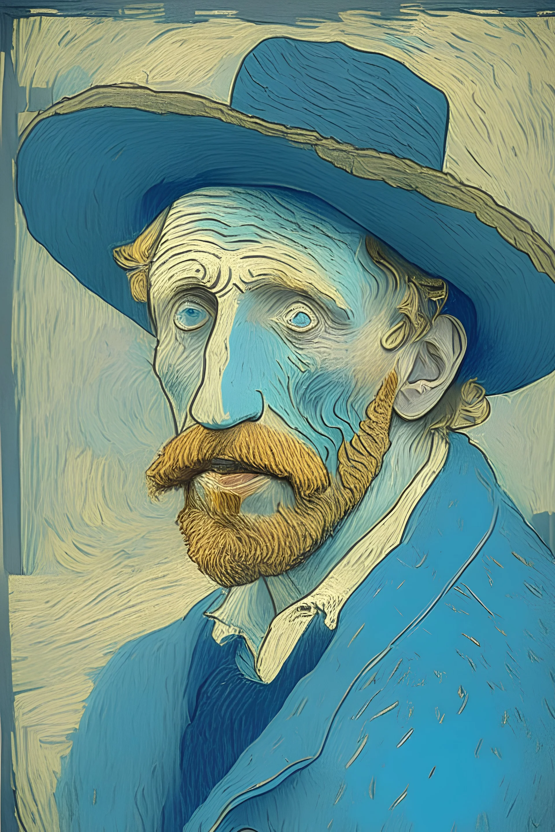 draw van gogh as picasso
