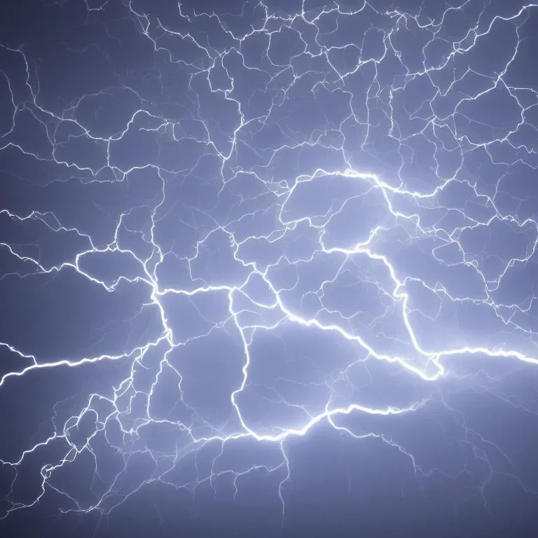 a sparse, fractal lightning in thunderstorm. high resolution photograph. trending on artstation