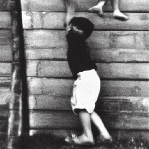 my dad as a little boy running his mom up the wall