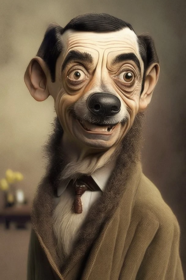 mr bean as lassie