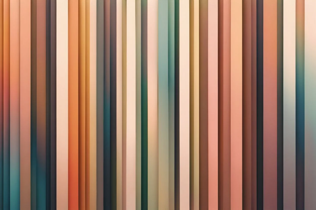 minimal clean thick vertical blocks each line has various colours creating nice earthtones colour gradients