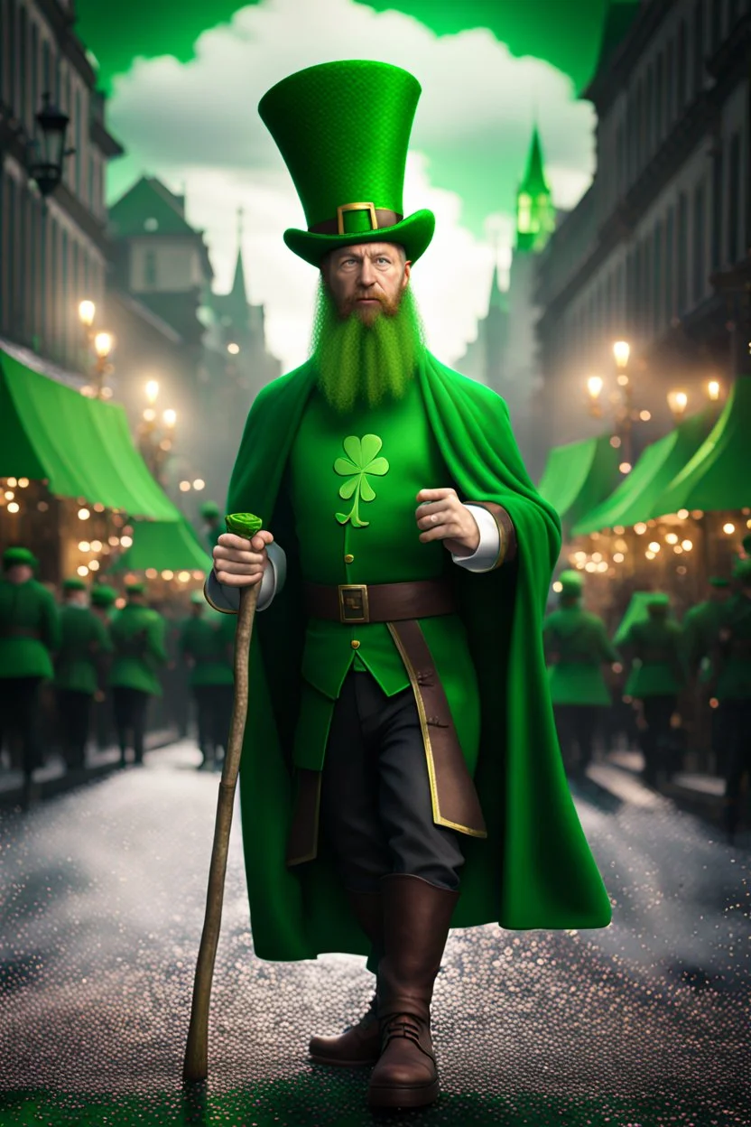 [Holidays] A Day of Saint Patrick [8K resolution, high quality, ultra graphic, and detailed with lines.]