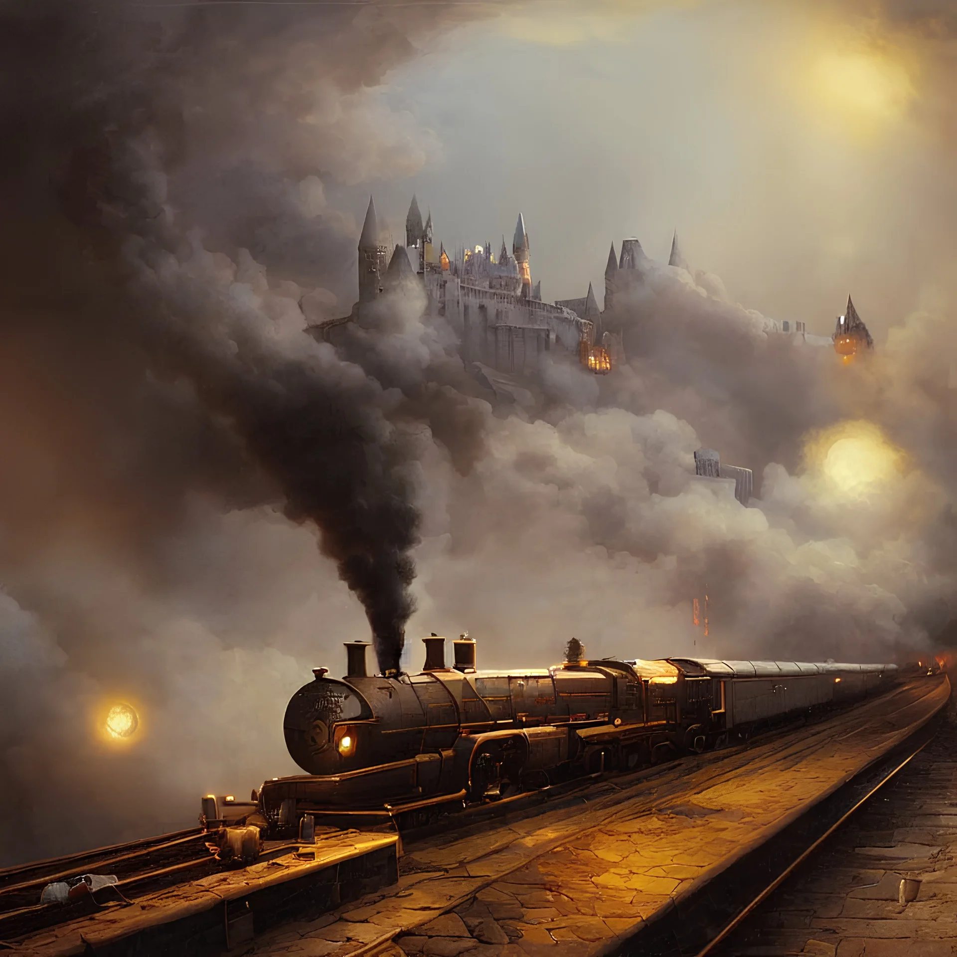 the hogwarts express by ivan ayvazovski