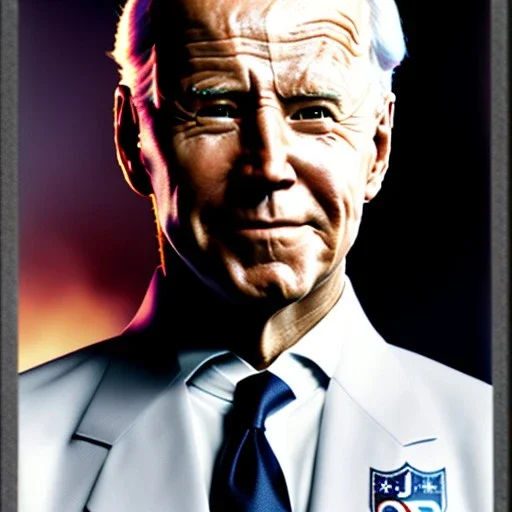 Biden football trading card