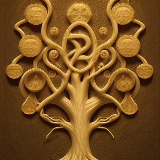 tree symbol, roman art