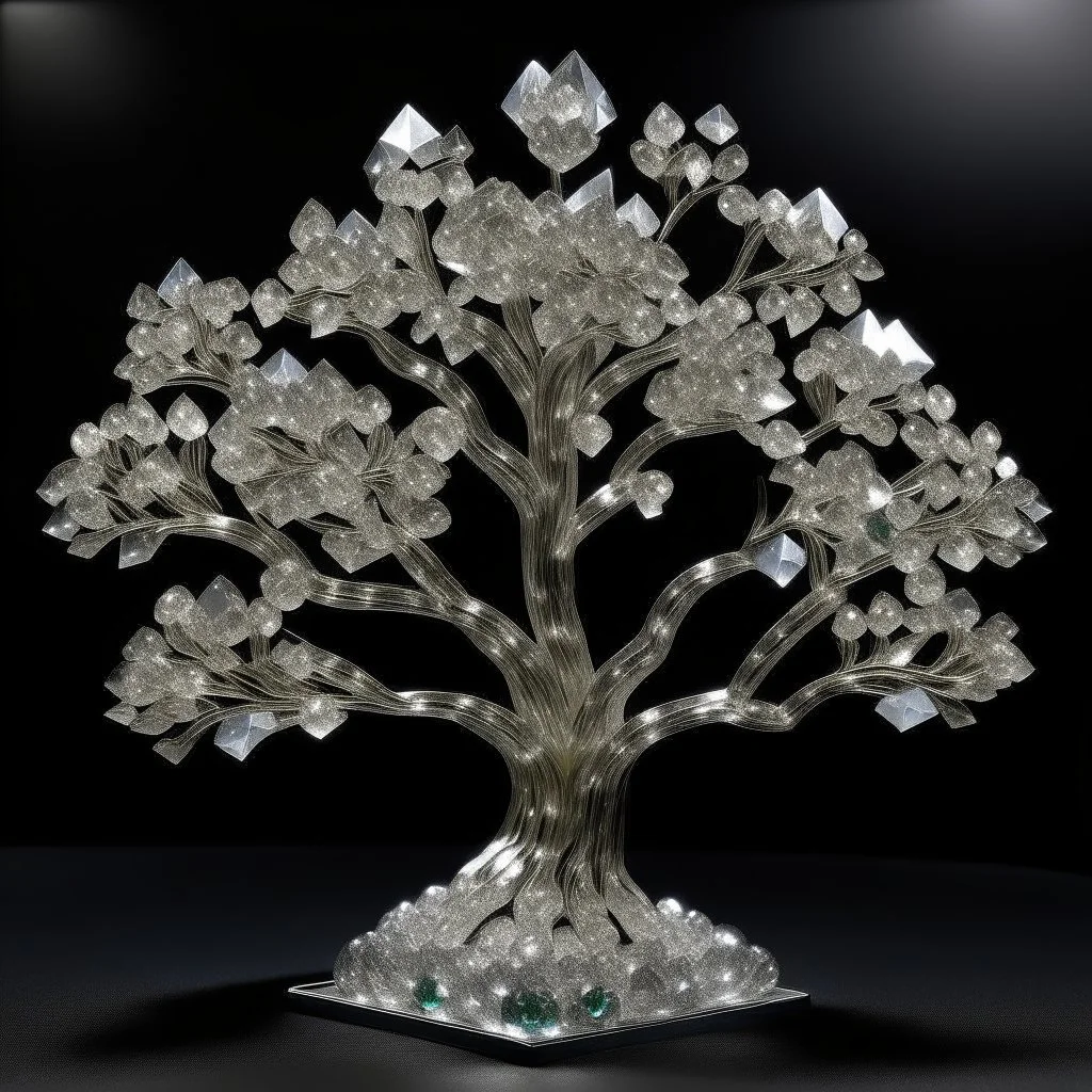 A tree of diamond gems