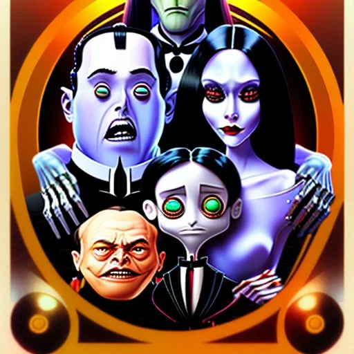 Addams family, robot version