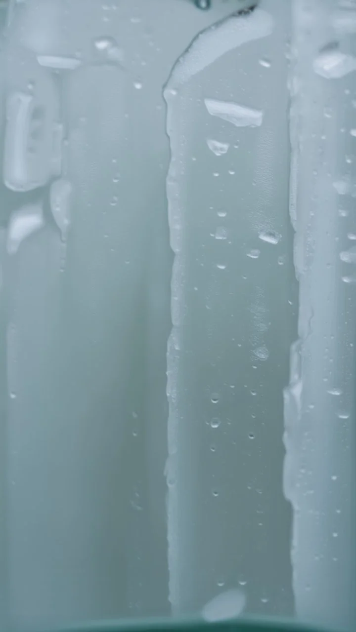 iced over glass