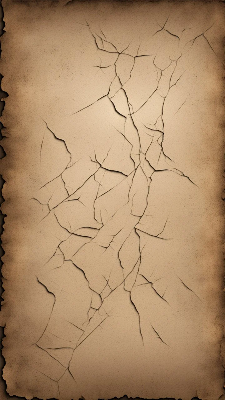 Hyper Realistic Vintage Old Paper With Small Cracks with Dark Background