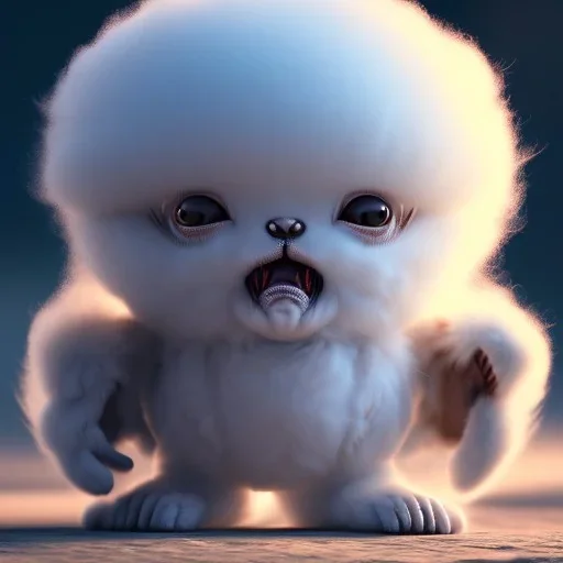 High resolution amazing quality fluffy alien baby toy