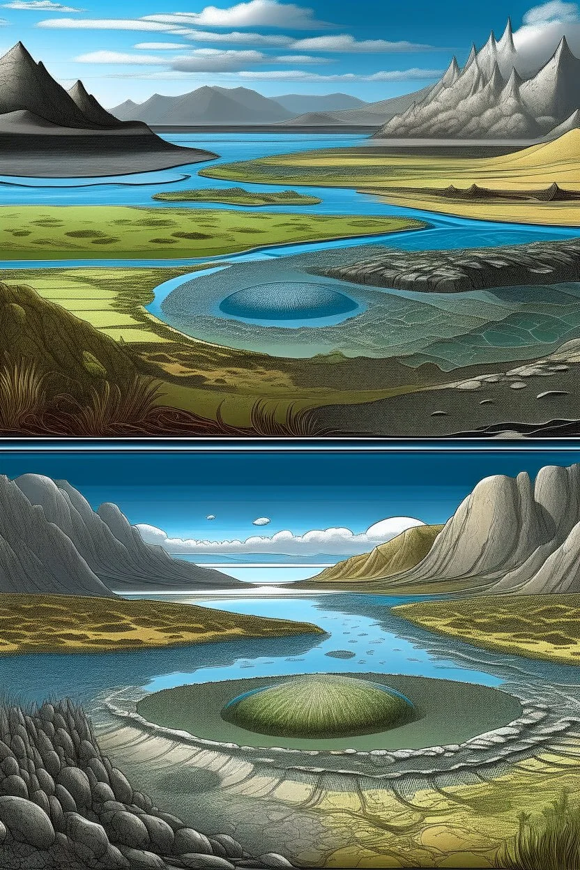 earths cambrian periode lanscapes