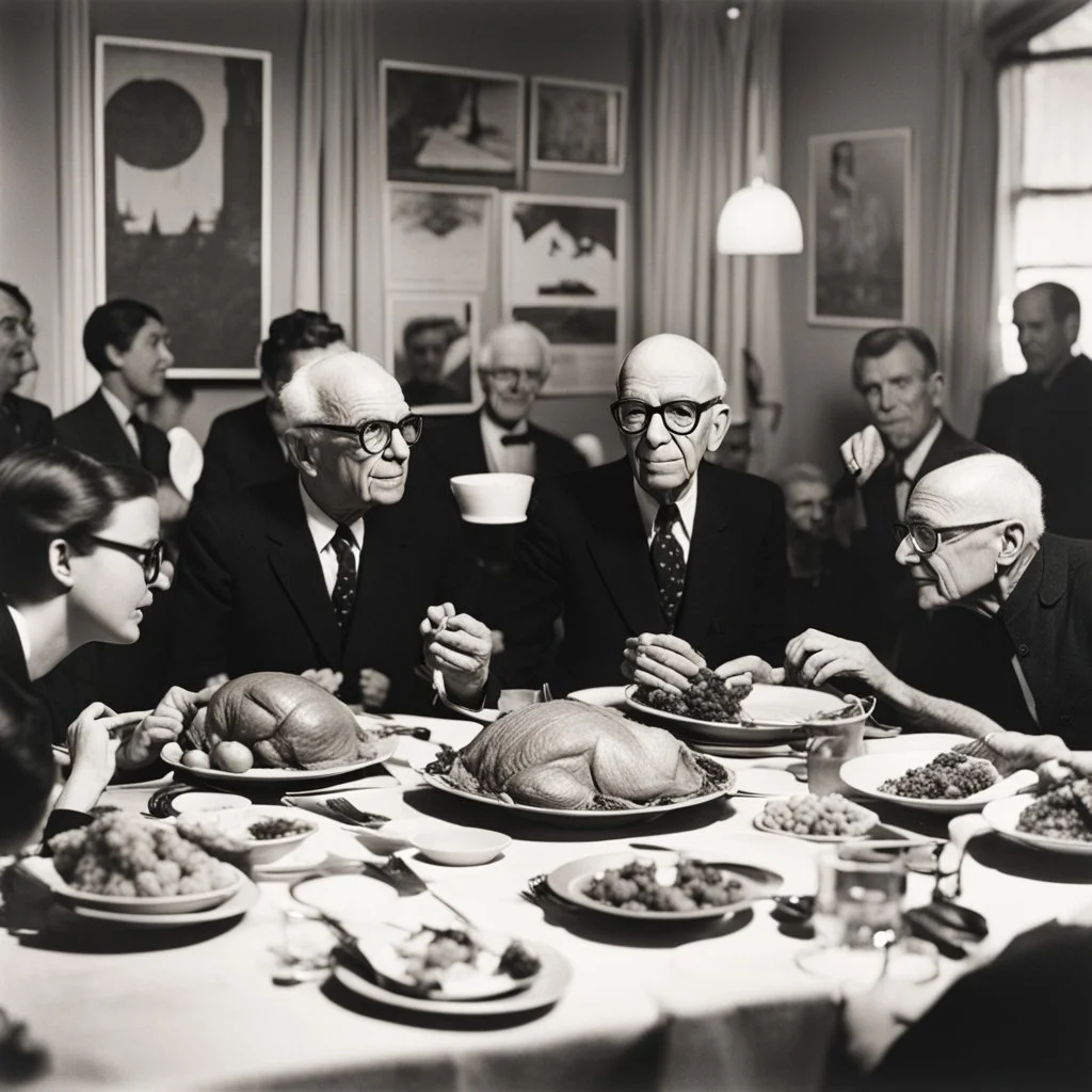 Thanksgiving dinner with Buckminster Fuller