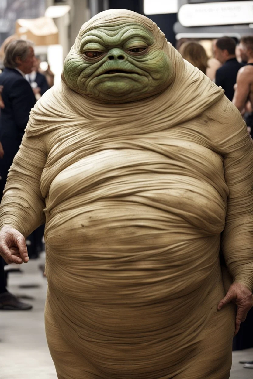 Mummy looks like jabba the hutt