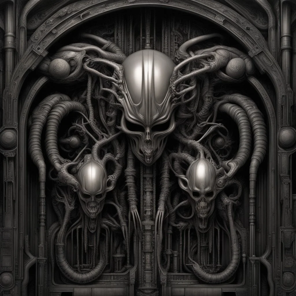 While H.R. Giger's biomechanical art is well-known for its dark and surreal aesthetic in the realm of science fiction and horror, it has also influenced other genres including anime. Anime creators have drawn inspiration from Giger's intricate biomechanical designs to create visually stunning and thought-provoking works that blend human and machine elements in unique ways. Some anime series and films that have been influenced by Giger's biomechanical style include: 1. "Neon Genesis Evangelion"