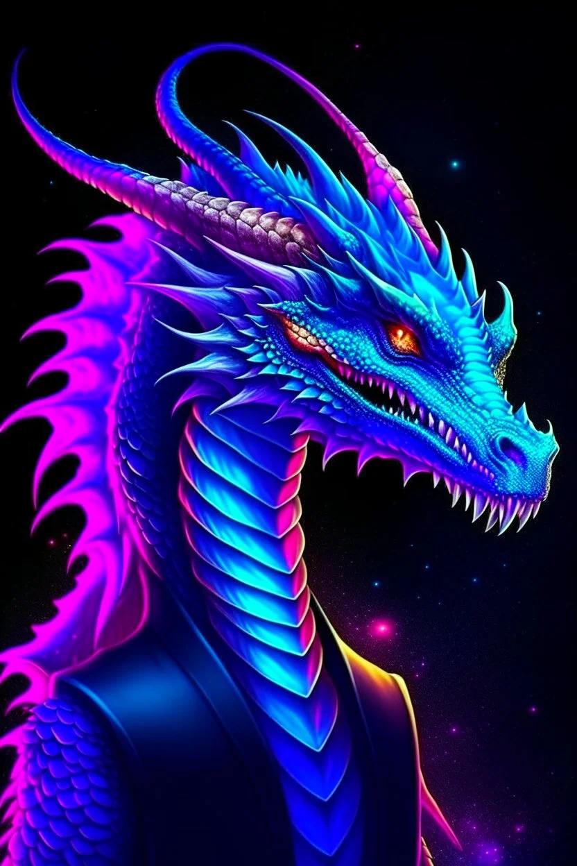 Dragon dressed in a suit