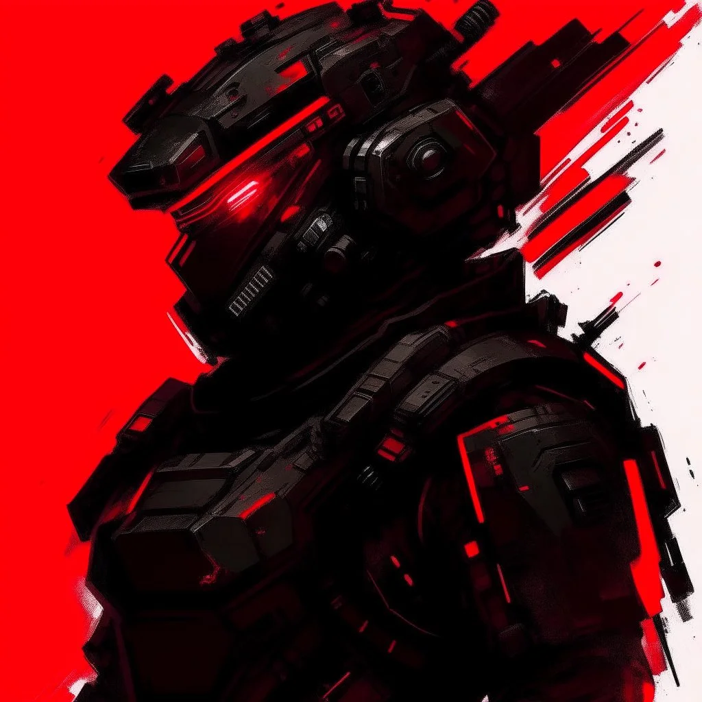 Greek Spartan with dark armour, plumed helmet, muted colors, black, white, red, glitch art, digital collage, HUD, futuristic, by Benedick Bana