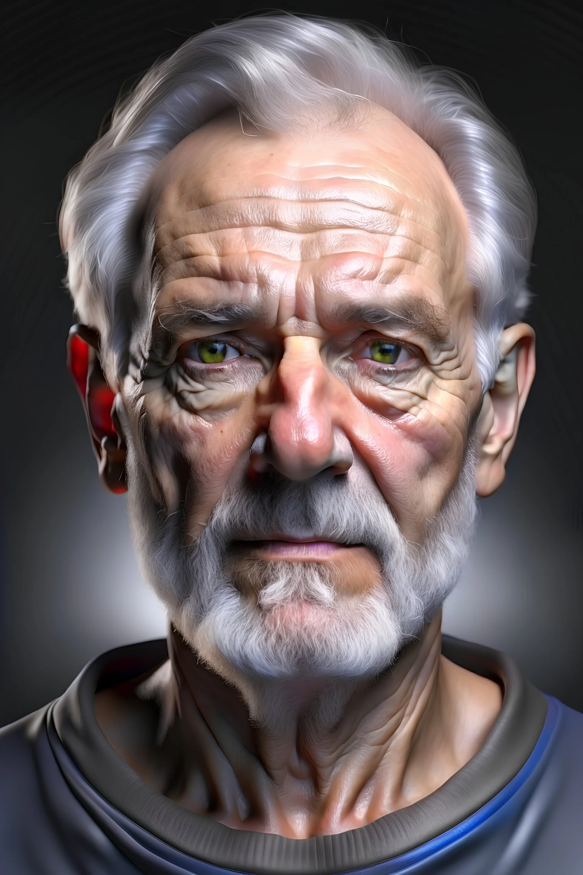 create man ages 50 photorealistic image