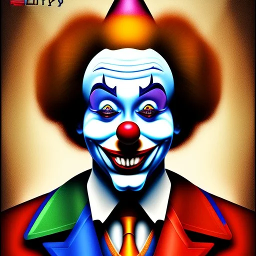 portrait of a clown