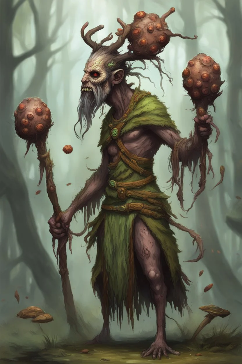 spores infected human druid