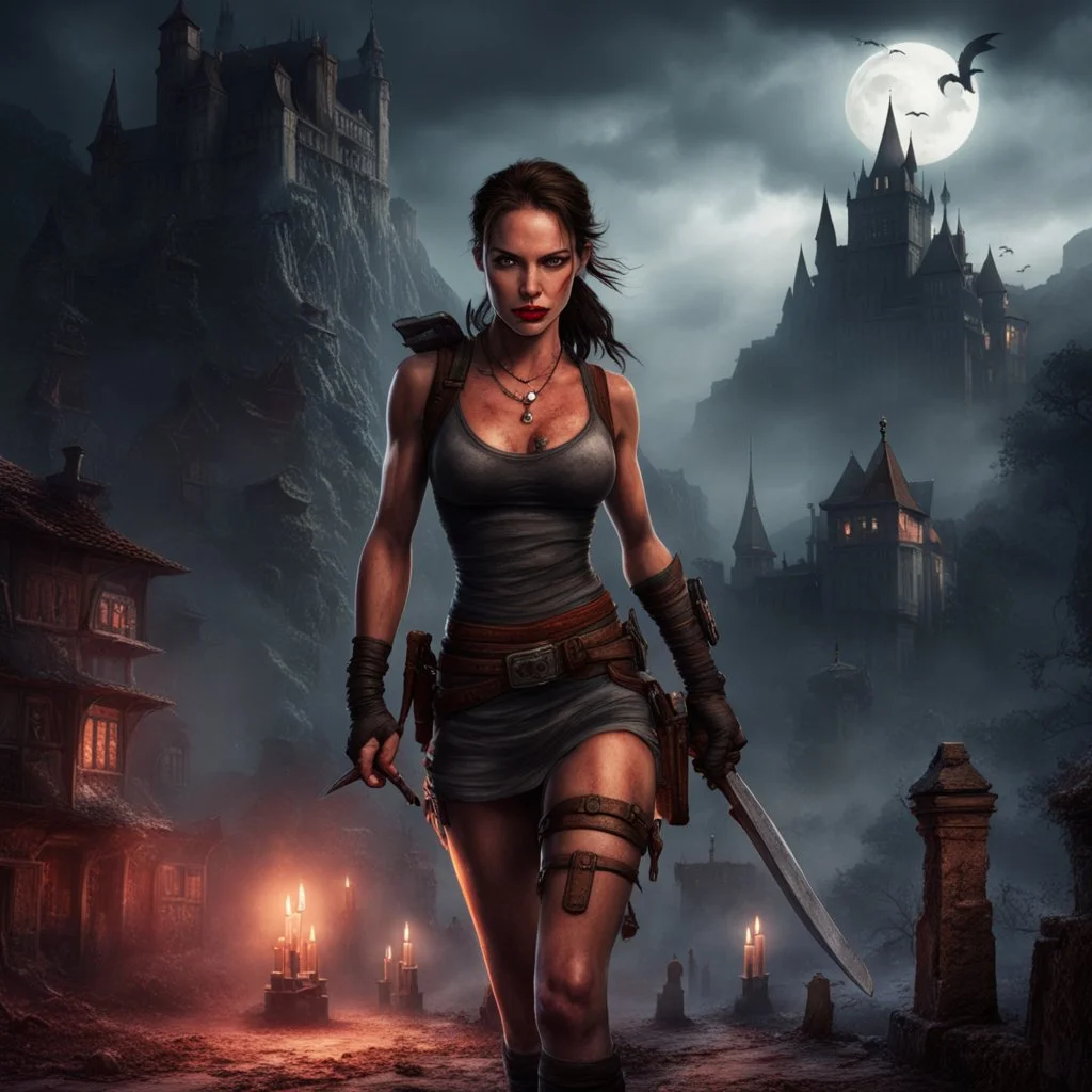 Lara Croft meets Dracula in Transylvania