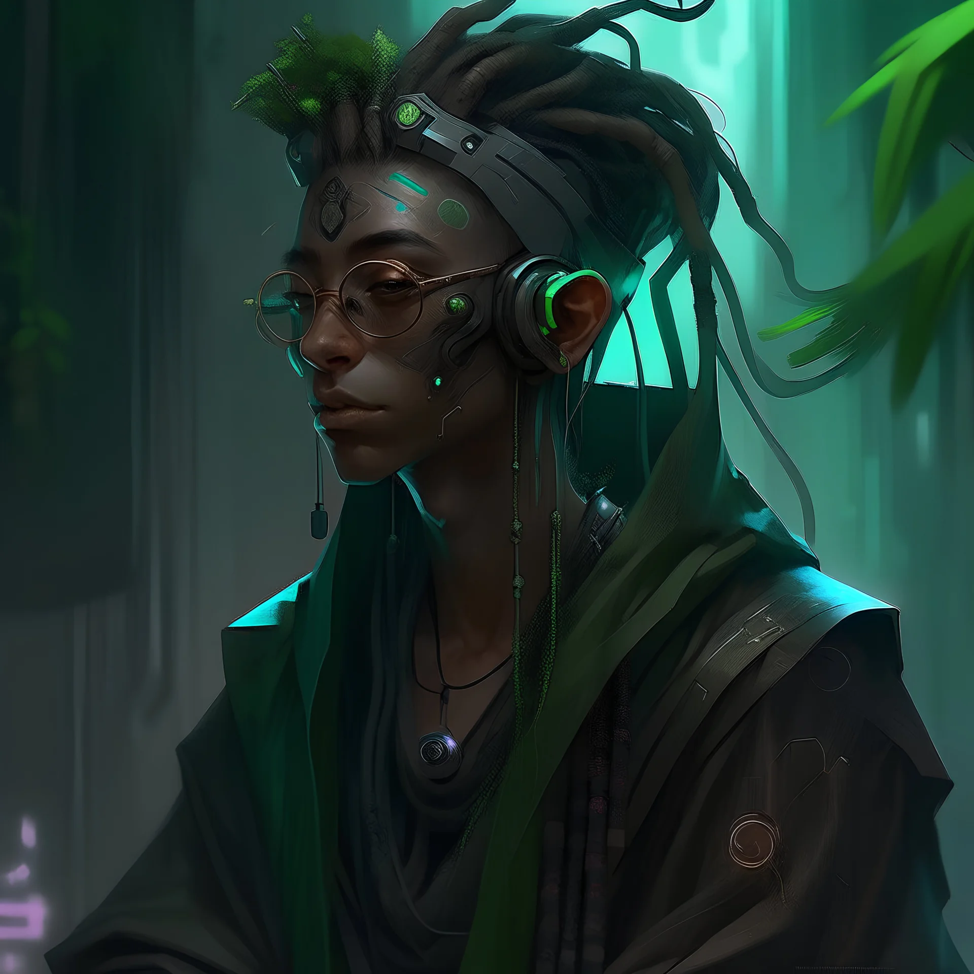 cyberpunk druid