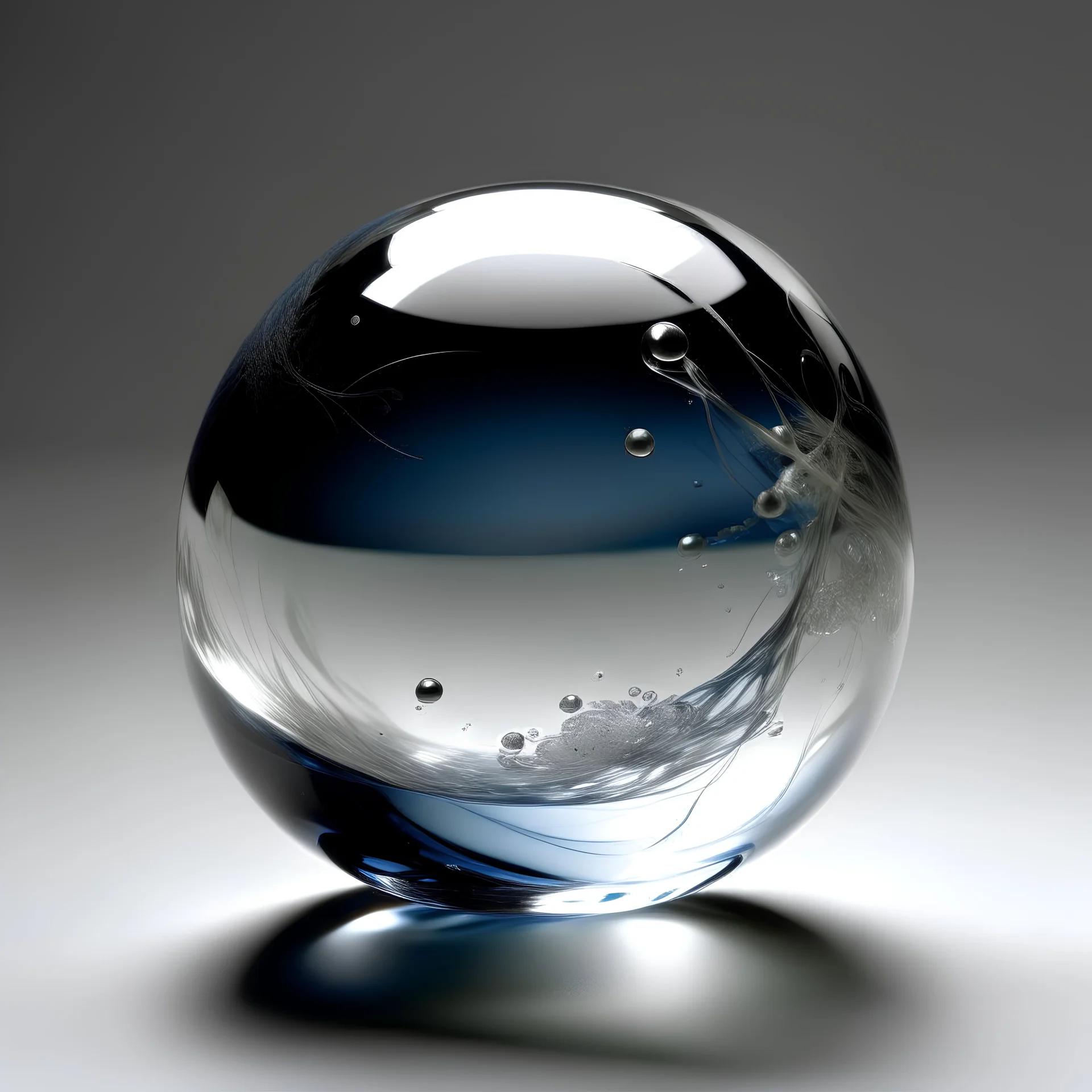 ball, transparent porcelain