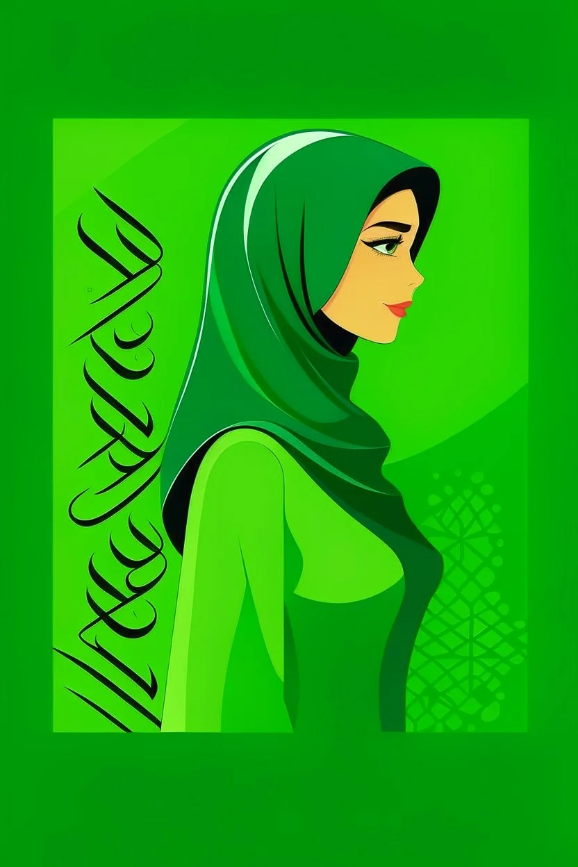 Style: Flat illustration Text: "الاثنين" green background)