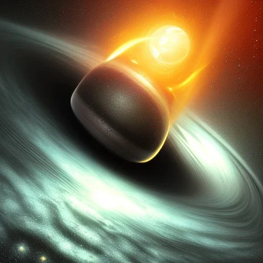 A voice escaping a black hole