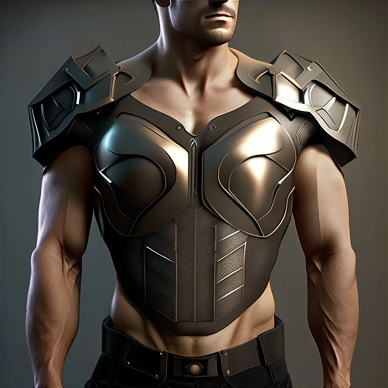 modern liquid chest plate for men