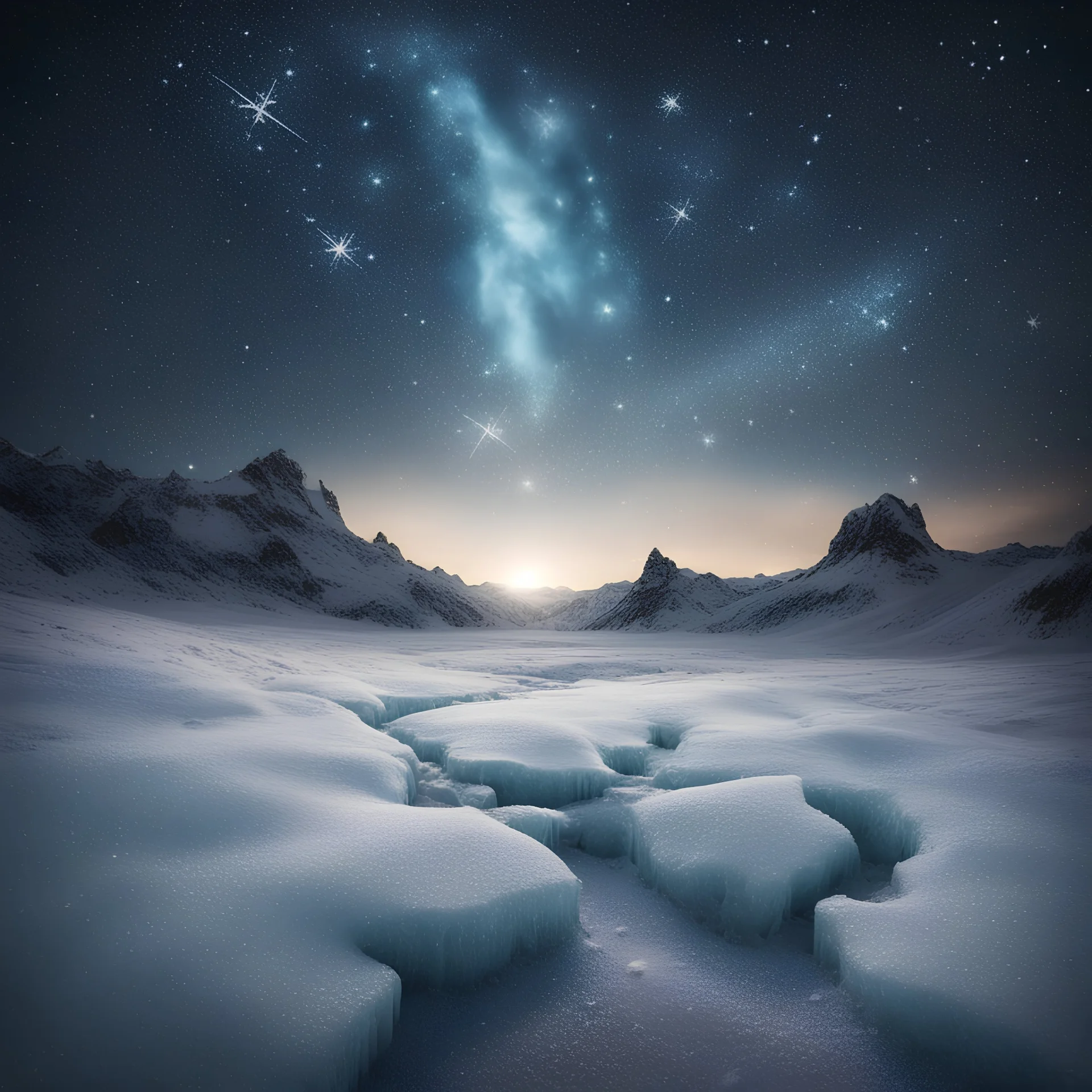 A while of frozen stars