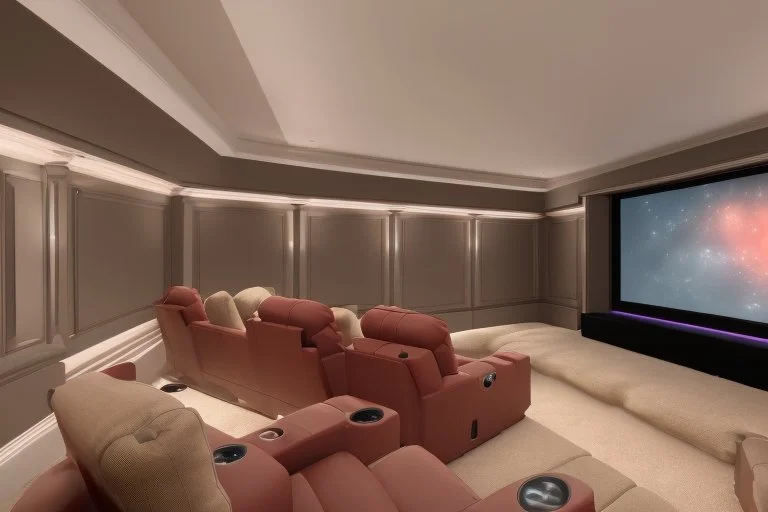 a dedicated home cinema room