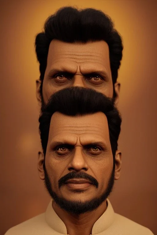 Indian actor Manoj Bajpayee, by Mahmoud Sai, Cartographic, Circuitry, Golden Hour, Closeup-View, 16k, Lumen Global Illumination, Diffraction Grading