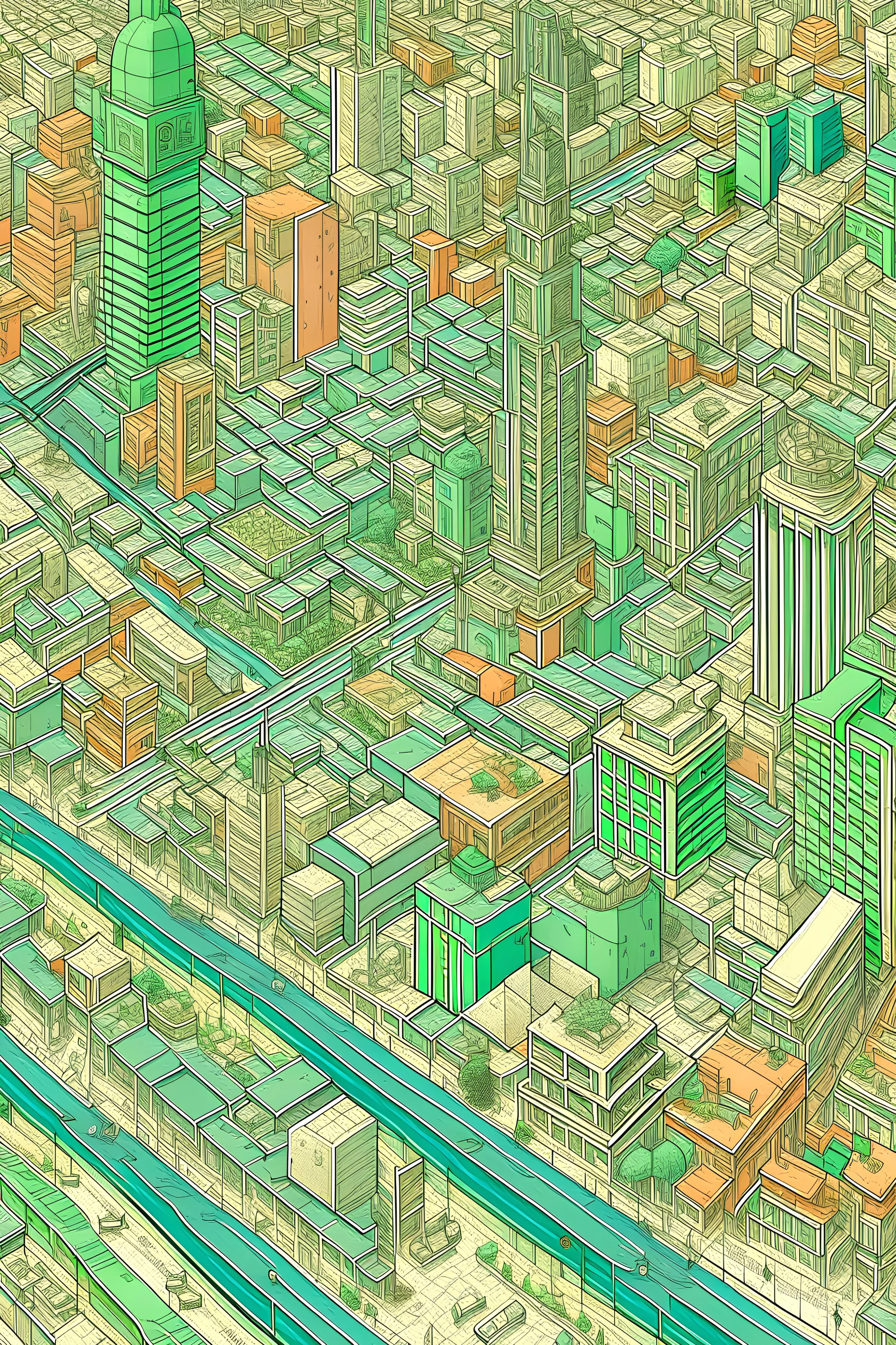 inside a very complicated city
