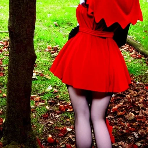 flirty red riding hood hungrily slurping my nob