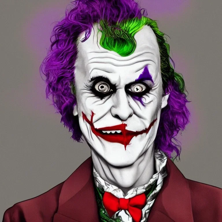 the joker in the style of Salvador Dalí