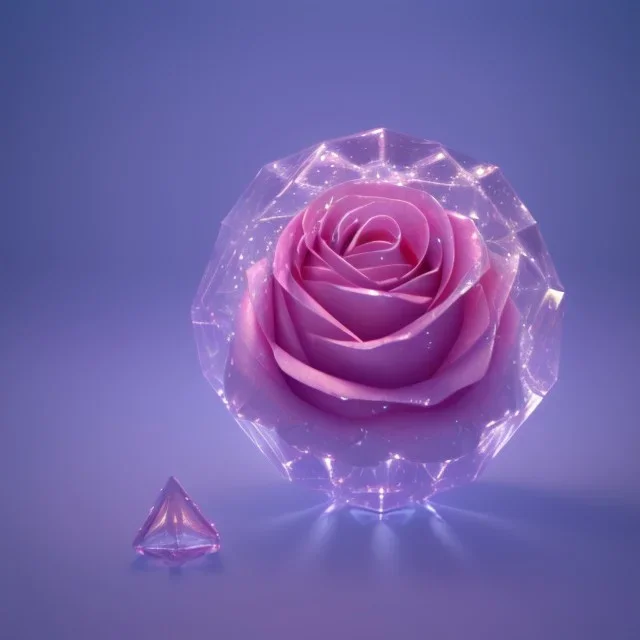 transparent crystal rose, crystallized, cinema lighting, cinema 4d, octane render, 3d render, incrate detailed, fantasy art, photo realistic