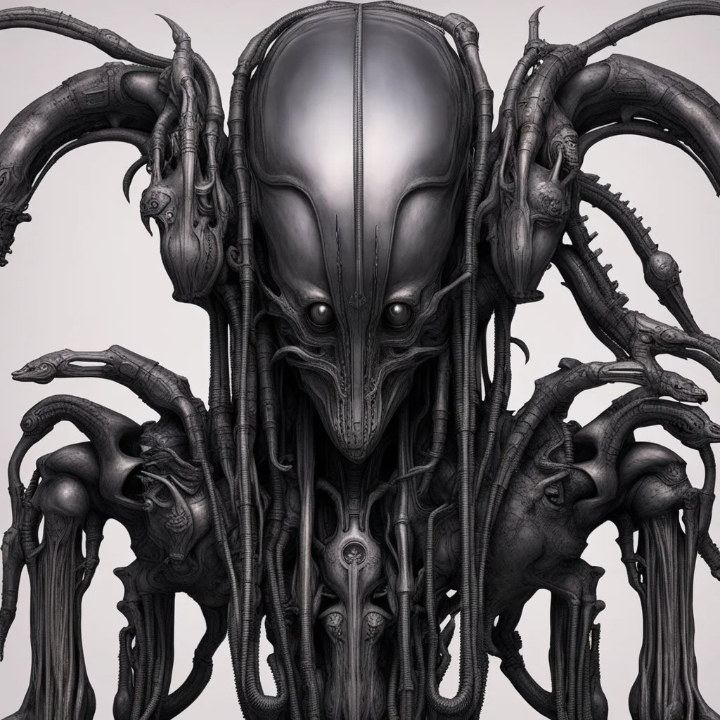 iomechanicals are a type of creature designed by the Swiss artist HR Giger, known for their fusion of organic and mechanical elements. These nightmarish beings have appeared in various media, including anime and manga adaptations. One notable example is the anime film "GANTZ:O," which features biomechanical creatures that the characters must battle in a deadly game. The film's design draws heavily from Giger's iconic style, creating a dark and surreal atmosphere. In the world of manga, the ser