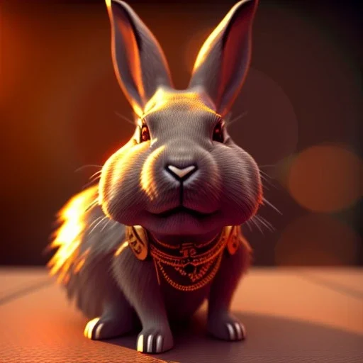 steampunk rabbit,steampunk style,shallow depth of field 50, macro lens, unreal engine 5, ultra detailed