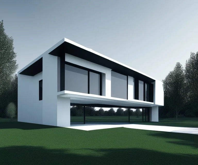 Modern House by Lacaton Vassal exterior view