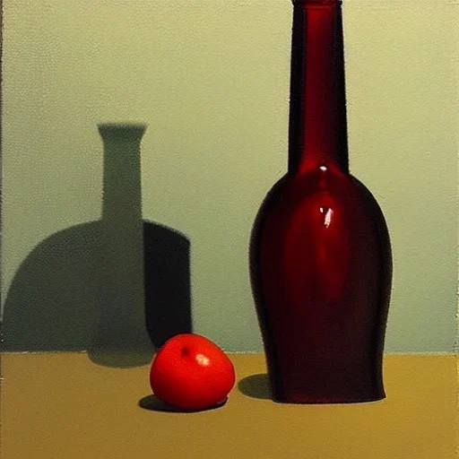 still life bottle