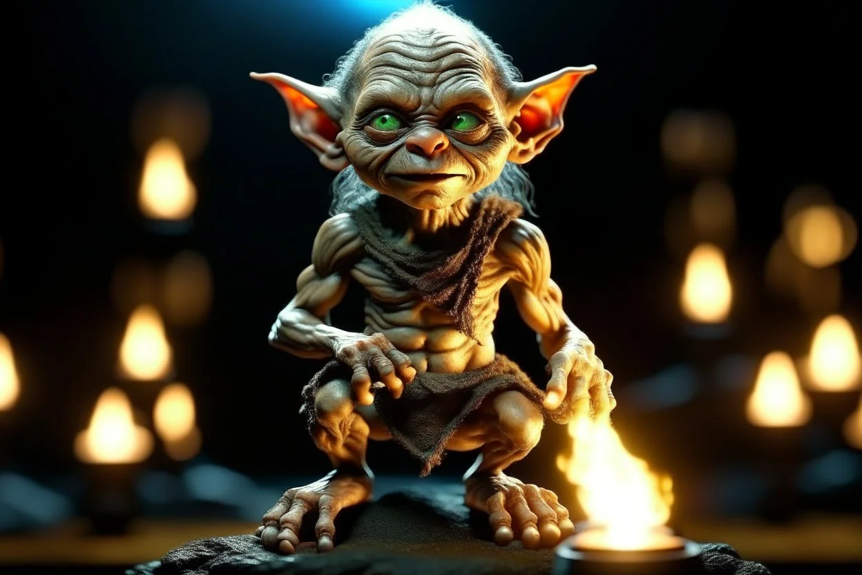 4k full details full lights firestarter gollum hardrock style