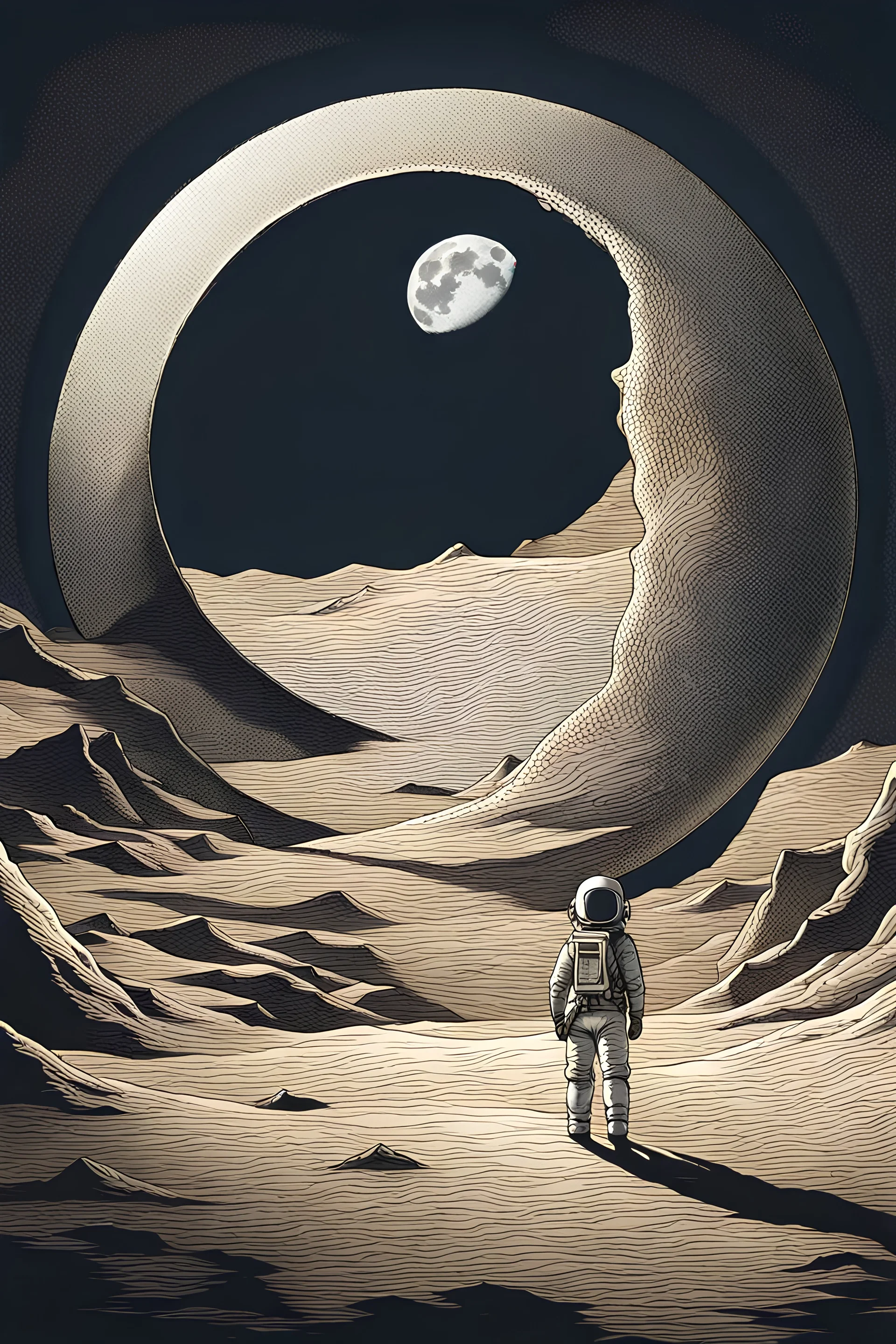 Inside the moon