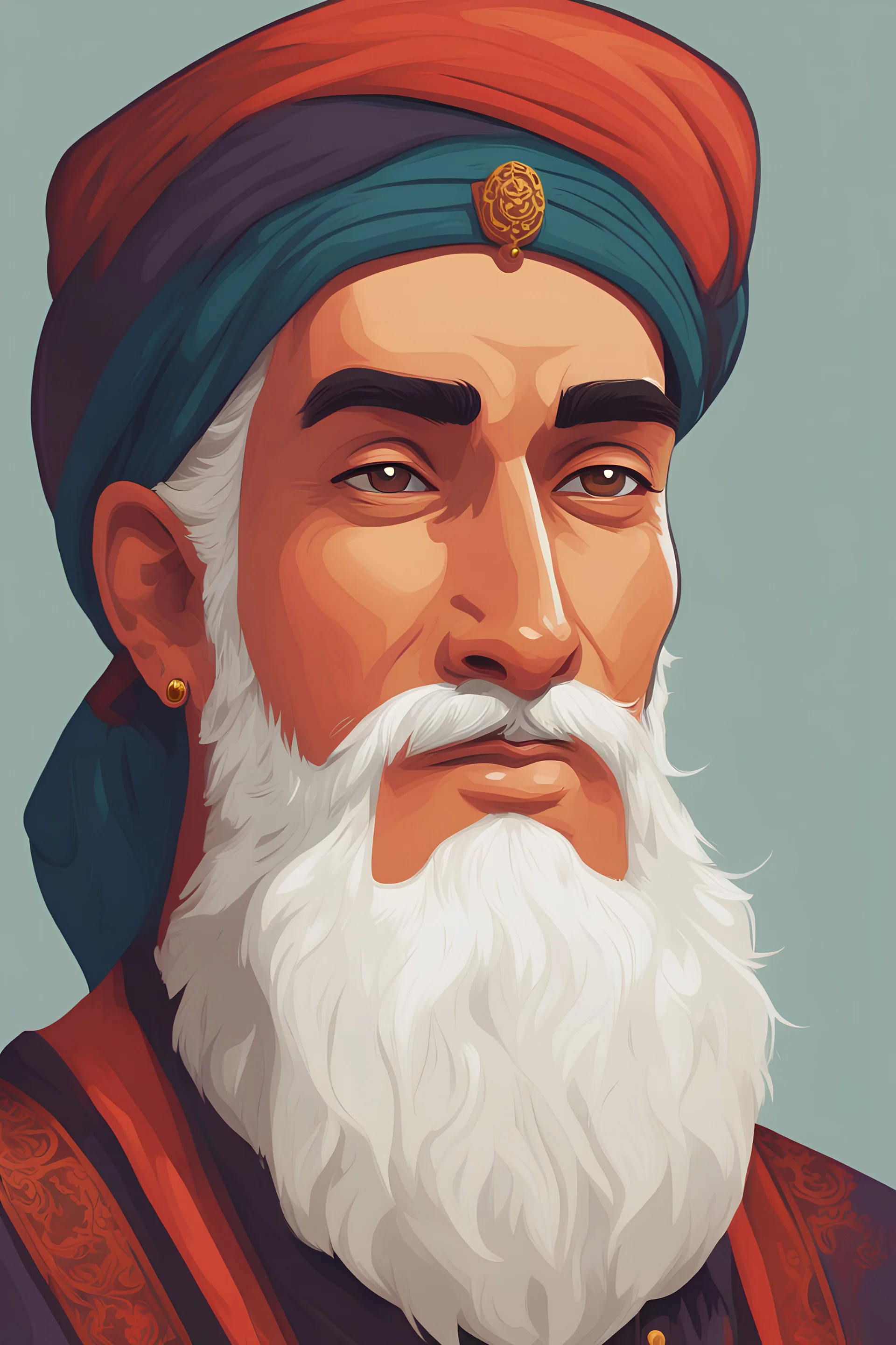 Vector, Digital Painting, cunning, suleyman-nazif, Flat Color, Vector, Illustration, Character,