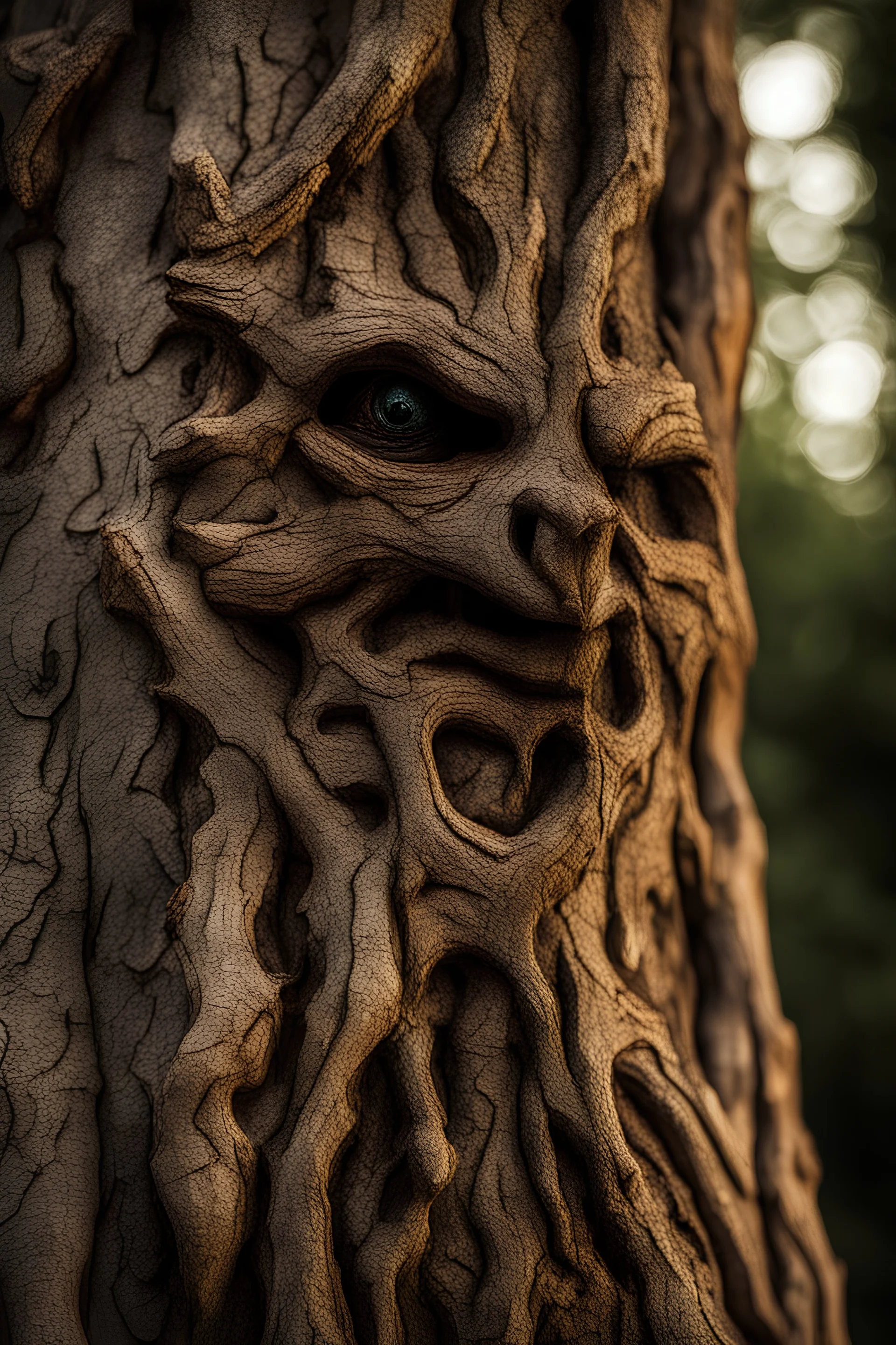 primal treant, photography, detailed bark