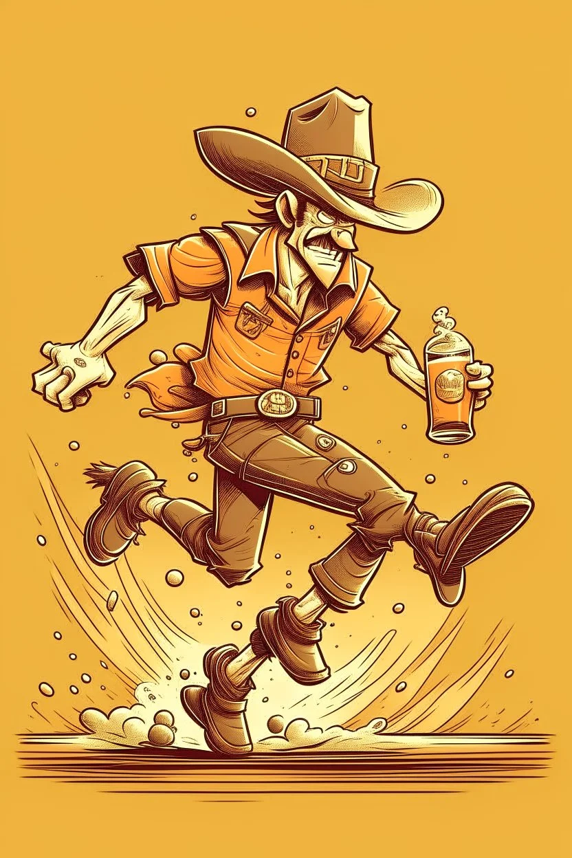 drunk runner cowboy